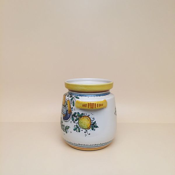 UTENSIL HOLDER WITH HANDLES, CM.18H, LIMONCINI